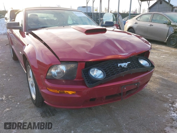 2007 Ford Mustang GT Deluxe with VIN 1ZVFT85H575257339, listed as a IAAI auction lot 41250343 with 134,120 mi miles and . Bid and sale history available at DreamBid. Image 6.