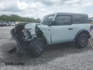 2024 Ford Bronco Big Bend with VIN 1FMDE7AH3RLB47047, listed as a Copart auction lot 57509475 with 2,638 mi miles and Salvage title. Bid and sale history available at DreamBid. Image 1.