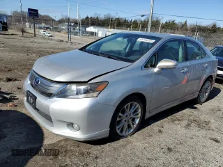 2010 Lexus HS 250h with VIN JTHBB1BA2A2005882, listed as a Copart auction lot 45194235 with 201,356 mi miles and Clean Title. Bid and sale history available at DreamBid. Image 1.
