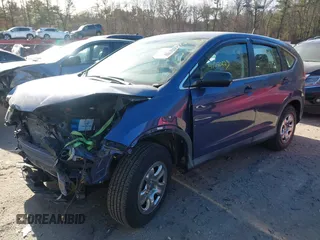 2014 Honda CR-V LX with VIN 2HKRM4H3XEH705576, listed as a IAAI auction lot 41280825 with 124,845 mi miles. Bid and sale history available at carsss.com. Image 17.