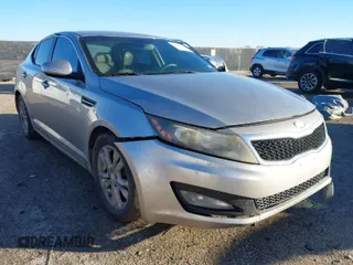 2013 Kia Optima EX with VIN 5XXGN4A77DG124922, listed as a IAAI auction lot 41205499 with 210,490 mi miles. Bid and sale history available at carsss.com. Image 1.