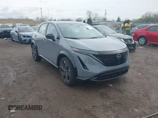 2024 Nissan ARIYA Platinum+ z VIN JN1DF0CD2RM740155, wystawiony jako IAAI lot #41951183 z przebiegiem 3 352 mil mil oraz . Historia ofert i sprzedaży dostępna na DreamBid. Obrazek 1.