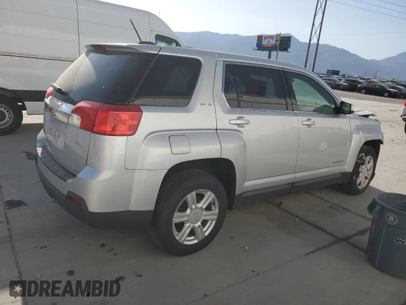 2015 GMC Terrain SLE with VIN 2GKFLVEK1F6157257, listed as a Copart auction lot 62030355 with Not provided miles and Salvage title. Bid and sale history available at DreamBid. Image 3.