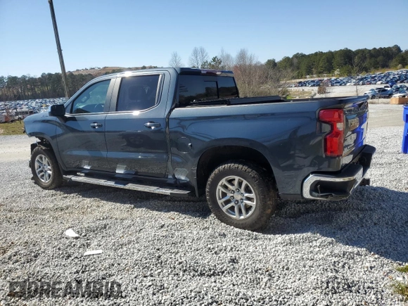2020 Chevrolet Silverado 1500 LT with VIN 1GCPWCED7LZ112515, listed as a Copart auction lot 48415525 with 45,706 mi miles and Salvage Title. Bid and sale history available at carsss.com. Image 2.