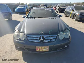 2008 Mercedes-Benz SL-Class V8 with VIN WDBSK71F98F141543, listed as a Copart auction lot 87600215 with 0 mi miles and Salvage Title. Bid and sale history available at carsss.com. Image 5.