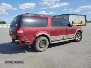 2014 Ford Expedition Max XLT with VIN 1FMJK1J59EEF47949, listed as a Copart auction lot 55093955 with 109,322 mi miles and Salvage Title. Bid and sale history available at DreamBid. Image 3.
