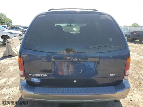 2003 Ford Windstar Wagon SEL with VIN 2FMZA53453BA08772, listed as a Copart auction lot 56955754 with 156,101 mi miles and Salvage Title. Bid and sale history available at carsss.com. Image 6.
