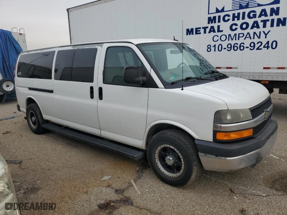 2012 Chevrolet Express Passenger 1LT with VIN 1GAZG1FG4C1183231, listed as a Copart auction lot 87666715 with 145,123 mi miles and Clean Title. Bid and sale history available at carsss.com. Image 4.