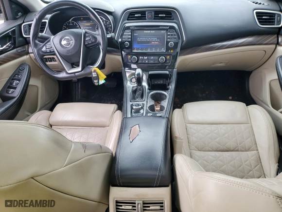2017 Nissan Maxima Platinum with VIN 1N4AA6AP6HC381708, listed as a Copart auction lot 52283805 with 55,683 mi miles and Salvage Title. Bid and sale history available at carsss.com. Image 8.