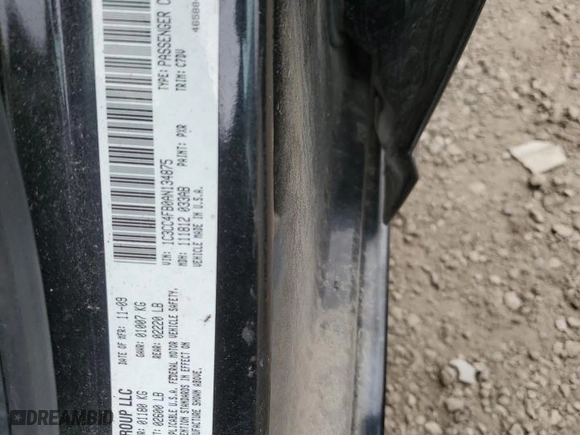 2010 Chrysler Sebring Touring with VIN 1C3CC4FB0AN134875, listed as a Copart auction lot 53635455 with 146,100 mi miles and Salvage Title. Bid and sale history available at carsss.com. Image 12.