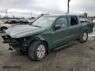 2024 Nissan Frontier SV with VIN 1N6ED1EJ8RN610758, listed as a Copart auction lot 44508075 with 3,600 mi miles and Salvage Title. Bid and sale history available at carsss.com. Image 1.