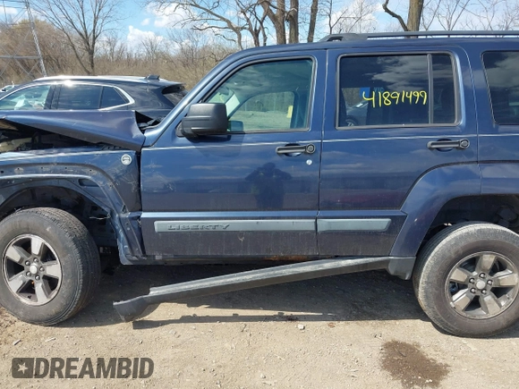 2008 Jeep Liberty Sport with VIN 1J8GN28K08W131786, listed as a IAAI auction lot 41891499 with 192,530 mi miles. Bid and sale history available at carsss.com. Image 15.