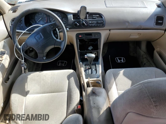 1997 Honda Accord LX with VIN 1HGCD5631VA187865, listed as a Copart auction lot 72278014 with 201,204 mi miles and Salvage Title. Bid and sale history available at carsss.com. Image 8.
