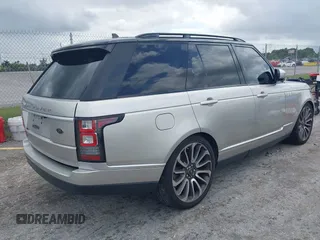 2016 Land Rover Range Rover Supercharged with VIN SALGS2EF1GA283619, listed as a IAAI auction lot 41654995 with 76,212 mi miles. Bid and sale history available at carsss.com. Image 4.