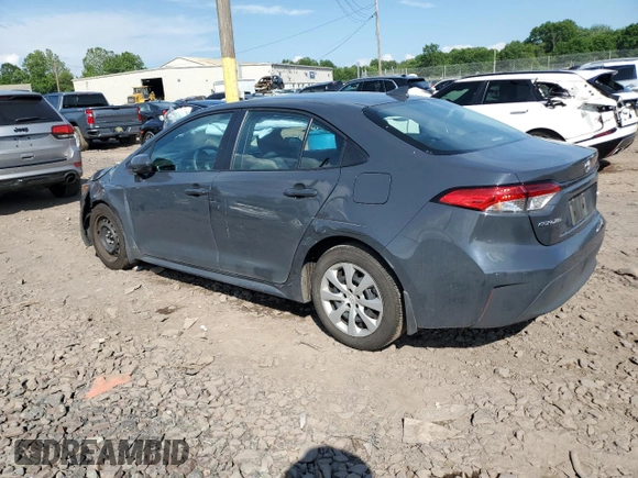 2024 Toyota Corolla LE with VIN 5YFB4MDE6RP109947, listed as a Copart auction lot 61625585 with 12,509 mi miles and Salvage title. Bid and sale history available at DreamBid. Image 2.