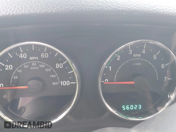 2013 Jeep Wrangler Rubicon 10th Anniversary with VIN 1C4BJWCG8DL639121, listed as a IAAI auction lot 40561773 with 56,023 mi miles and . Bid and sale history available at DreamBid. Image 7.