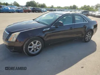 2008 Cadillac CTS RWD with VIN 1G6DF577780195948, listed as a Copart auction lot 62028355 with 194,287 mi miles and Salvage title. Bid and sale history available at DreamBid. Image 1.