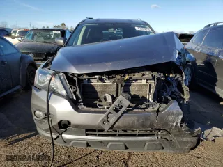 2017 Nissan Pathfinder S with VIN 5N1DR2MM2HC909265, listed as a Copart auction lot 87209874 with 132,586 mi miles and Salvage Title. Bid and sale history available at carsss.com. Image 5.
