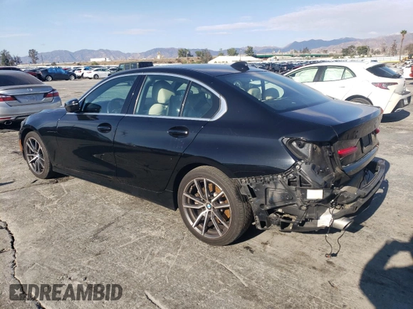 2020 BMW 3 Series 330i with VIN 3MW5R1J0XL8B12117, listed as a Copart auction lot 42361235 with 72,406 mi miles and Salvage Title. Bid and sale history available at carsss.com. Image 2.