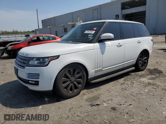 2016 Land Rover Range Rover HSE with VIN SALGS2VF2GA268479, listed as a Copart auction lot 53663055 with 135,323 mi miles and Clean title. Bid and sale history available at DreamBid. Image 1.
