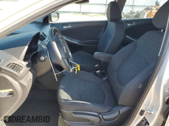 2017 Hyundai Accent SE with VIN KMHCT5AE6HU313159, listed as a Copart auction lot 52387905 with 108,036 mi miles and Salvage Title. Bid and sale history available at DreamBid. Image 7.