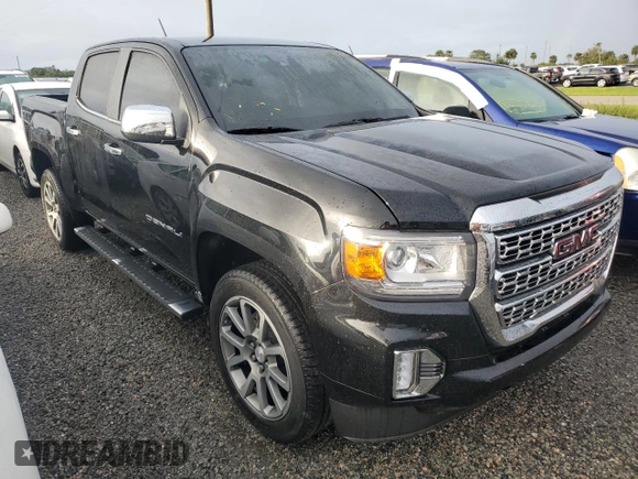 2022 GMC Canyon 2WD Denali with VIN 1GTG5EEN6N1135308, listed as a Copart auction lot 74330474 with 19,497 mi miles and Non Repairable. Bid and sale history available at carsss.com. Image 4.