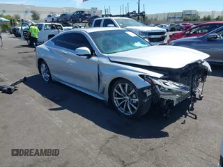 2018 Infiniti Q60 Luxe with VIN JN1EV7EK9JM340755, listed as a IAAI auction lot 41870273 with 82,275 mi miles and . Bid and sale history available at carsss.com. Image 13.