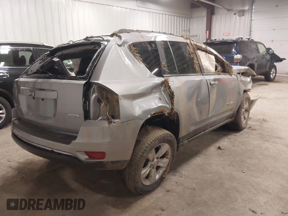 2017 Jeep Compass High Altitude with VIN 1C4NJDEB4HD107738, listed as a IAAI auction lot 41863356 with 48,424 mi miles and . Bid and sale history available at carsss.com. Image 4.