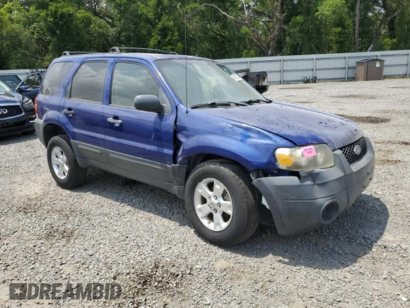 2006 Ford Escape XLT with VIN 1FMYU03Z96KC05553, listed as a Copart auction lot 54682054 with 167,493 mi miles and Salvage Title. Bid and sale history available at carsss.com. Image 4.