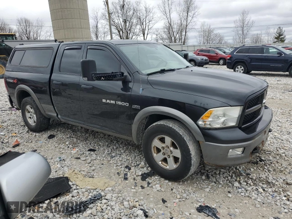 2010 Dodge 1500 Laramie with VIN 1D7RV1GT4AS186572, listed as a Copart auction lot 51279975 with 189,093 mi miles and Salvage Title. Bid and sale history available at DreamBid. Image 4.