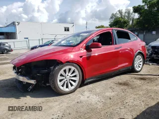 2023 Tesla Model X with VIN 7SAXCBE5XPF367136, listed as a Copart auction lot 45357254 with 13,036 mi miles and Salvage Title. Bid and sale history available at DreamBid. Image 1.