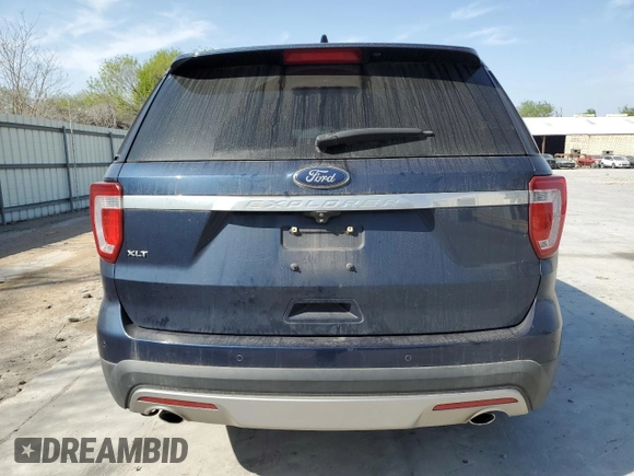 2017 Ford Explorer XLT with VIN 1FM5K7D81HGD39924, listed as a Copart auction lot 49189455 with 145,920 mi miles and Salvage Title. Bid and sale history available at DreamBid. Image 6.