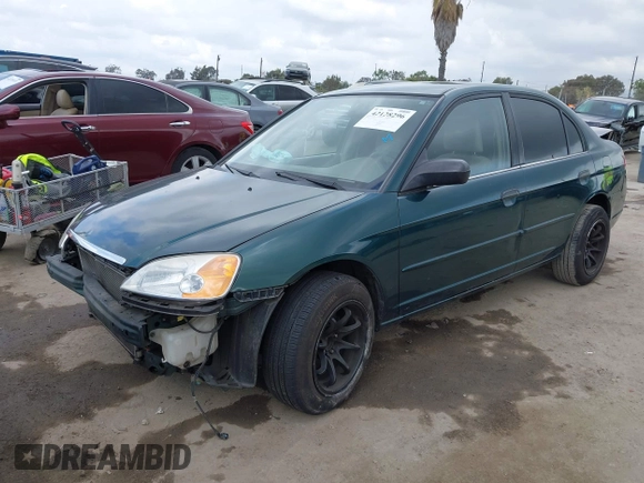 2001 Honda Civic LX with VIN JHMES16571S002955, listed as a IAAI auction lot 42128296 with 223,009 mi miles and . Bid and sale history available at DreamBid. Image 18.