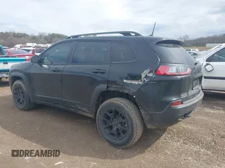 2022 Jeep Cherokee X with VIN 1C4PJMCX0ND527533, listed as a IAAI auction lot 41674822 with 36,300 mi miles. Bid and sale history available at carsss.com. Image 3.