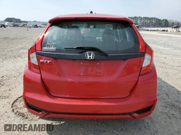 2020 Honda Fit LX with VIN 3HGGK5H48LM720100, listed as a Copart auction lot 48537355 with 30,596 mi miles and Salvage Title. Bid and sale history available at carsss.com. Image 6.