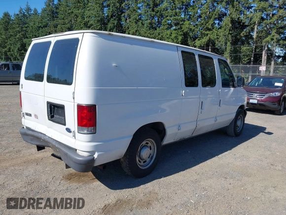 2005 Ford Econoline Cargo with VIN 1FTRE14W75HA86011, listed as a IAAI auction lot 42649719 with 176,639 mi miles and . Bid and sale history available at DreamBid. Image 4.