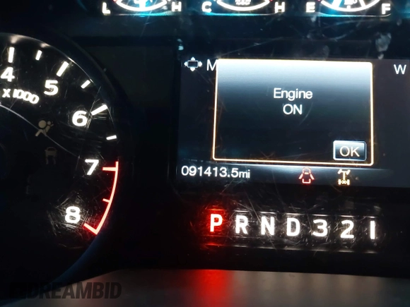 2016 Ford F-150 XL with VIN 1FTMF1C82GFB06576, listed as a IAAI auction lot 41630414 with 91,413 mi miles. Bid and sale history available at carsss.com. Image 15.