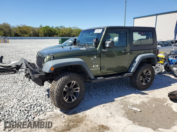 2008 Jeep Wrangler X with VIN 1J4FA24198L511622, listed as a Copart auction lot 48184475 with 169,664 mi miles and Salvage Title. Bid and sale history available at DreamBid. Image 1.