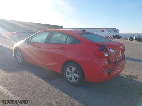 2018 Chevrolet Cruze LS with VIN 1G1BC5SM2J7179530, listed as a IAAI auction lot 41835912 with 91,700 mi miles. Bid and sale history available at carsss.com. Image 3.