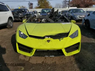 2018 Lamborghini Huracan z VIN ZHWUC2ZF7JLA09025, wystawiony jako Copart lot #78447724 z przebiegiem Nie podano mil oraz Szkody całkowita. Historia ofert i sprzedaży dostępna na DreamBid. Obrazek 5.