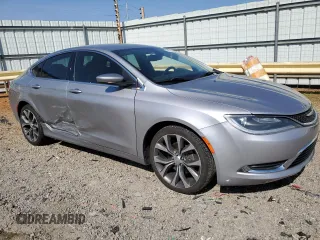 2015 Chrysler 200 Limited with VIN 1C3CCCAB1FN640322, listed as a Copart auction lot 50251365 with 117,603 mi miles and Salvage Title. Bid and sale history available at DreamBid. Image 4.