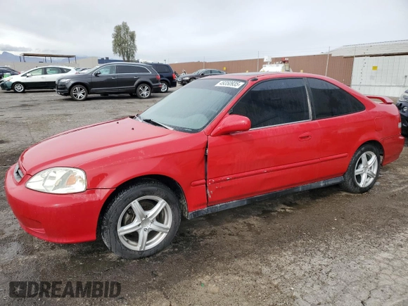 1999 Honda Civic EX with VIN 1HGEJ8144XL058125, listed as a Copart auction lot 49350935 with 254,729 mi miles and Clean Title. Bid and sale history available at carsss.com. Image 1.