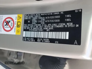 2019 Lexus RX 350 with VIN 2T2ZZMCA6KC120981, listed as a Copart auction lot 51824695 with 92,140 mi miles and Salvage Title. Bid and sale history available at DreamBid. Image 13.