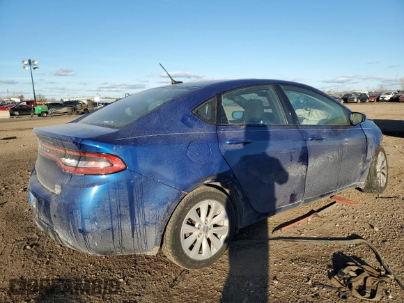 2014 Dodge Dart SXT with VIN 1C3CDFBB5ED673227, listed as a Copart auction lot 42855565 with Not Provided miles and Salvage Title. Bid and sale history available at carsss.com. Image 3.