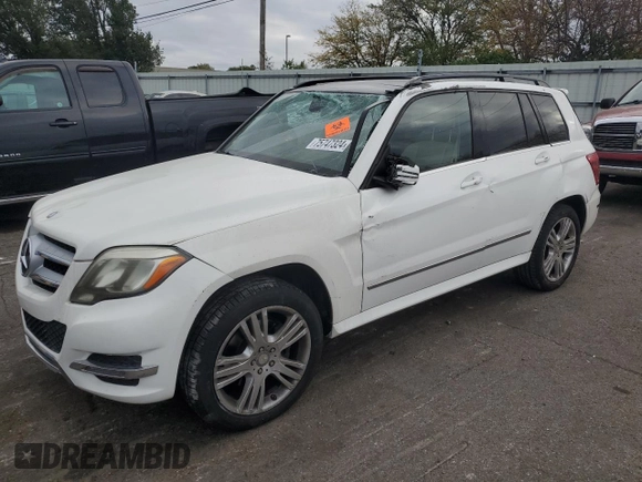 2014 Mercedes-Benz GLK 350 with VIN WDCGG5HBXEG178147, listed as a Copart auction lot 75747324 with 97,203 mi miles and Salvage Title. Bid and sale history available at DreamBid. Image 1.