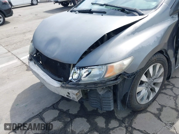 2010 Honda Civic EX with VIN 2HGFG1B82AH511741, listed as a IAAI auction lot 42055584 with Not Provided miles. Bid and sale history available at carsss.com. Image 6.