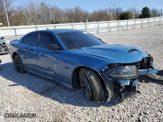 2023 Dodge Charger R/T with VIN 2C3CDXCT2PH660003, listed as a Copart auction lot 48254125 with 25,729 mi miles and Salvage Title. Bid and sale history available at carsss.com. Image 4.
