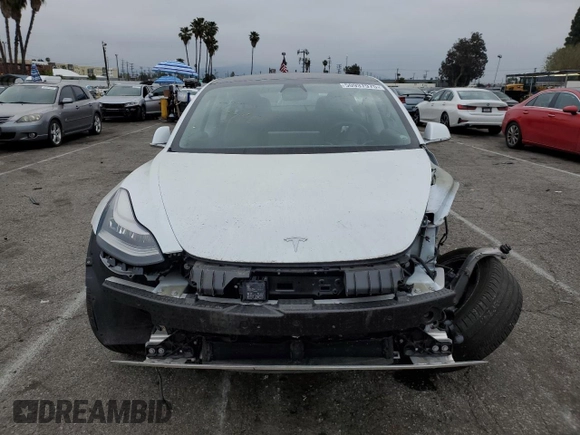 2020 Tesla Model 3 Standard Range Plus with VIN 5YJ3E1EA5LF747010, listed as a Copart auction lot 50937975 with Not Provided miles and Salvage Title. Bid and sale history available at DreamBid. Image 5.