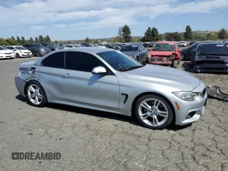 2015 BMW 4 Series 428i with VIN WBA3V7C5XF5A24641, listed as a Copart auction lot 61195125 with 60,499 mi miles and Salvage title. Bid and sale history available at DreamBid. Image 4.