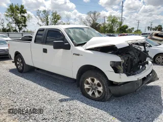2011 Ford F-150 XL with VIN 1FTEX1CM9BFC63237, listed as a Copart auction lot 41920575 with 215,669 mi miles and Salvage Title. Bid and sale history available at carsss.com. Image 4.